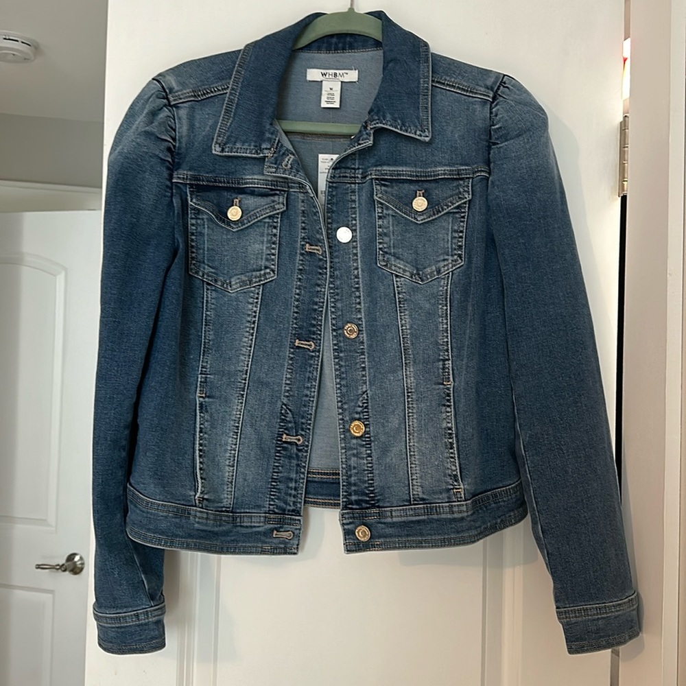 NWT White House black market, Jean jacket
